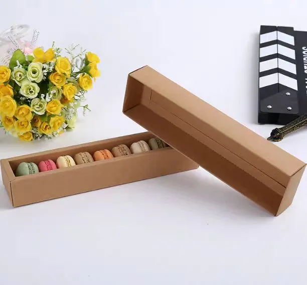 क्राफ्ट पेपर स्नैक बॉक्स